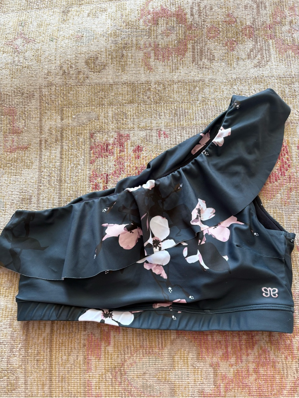 Albion Orchid Icon Wave Crop Swim Bikini Top Large - Picture 2 of 6